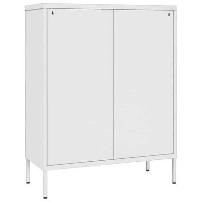 Drawer Cabinet | White | Steel | Medium | Fully Extendable
