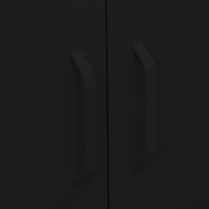 Storage Cabinet | Black | Steel | Medium | Height-Adjustable Shelves