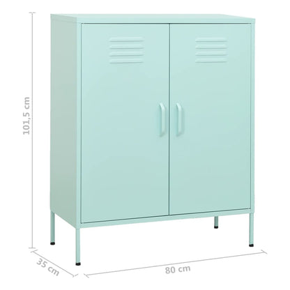 Storage Cabinet | Mint | Steel | Medium | Storage Cabinet | Rectangular