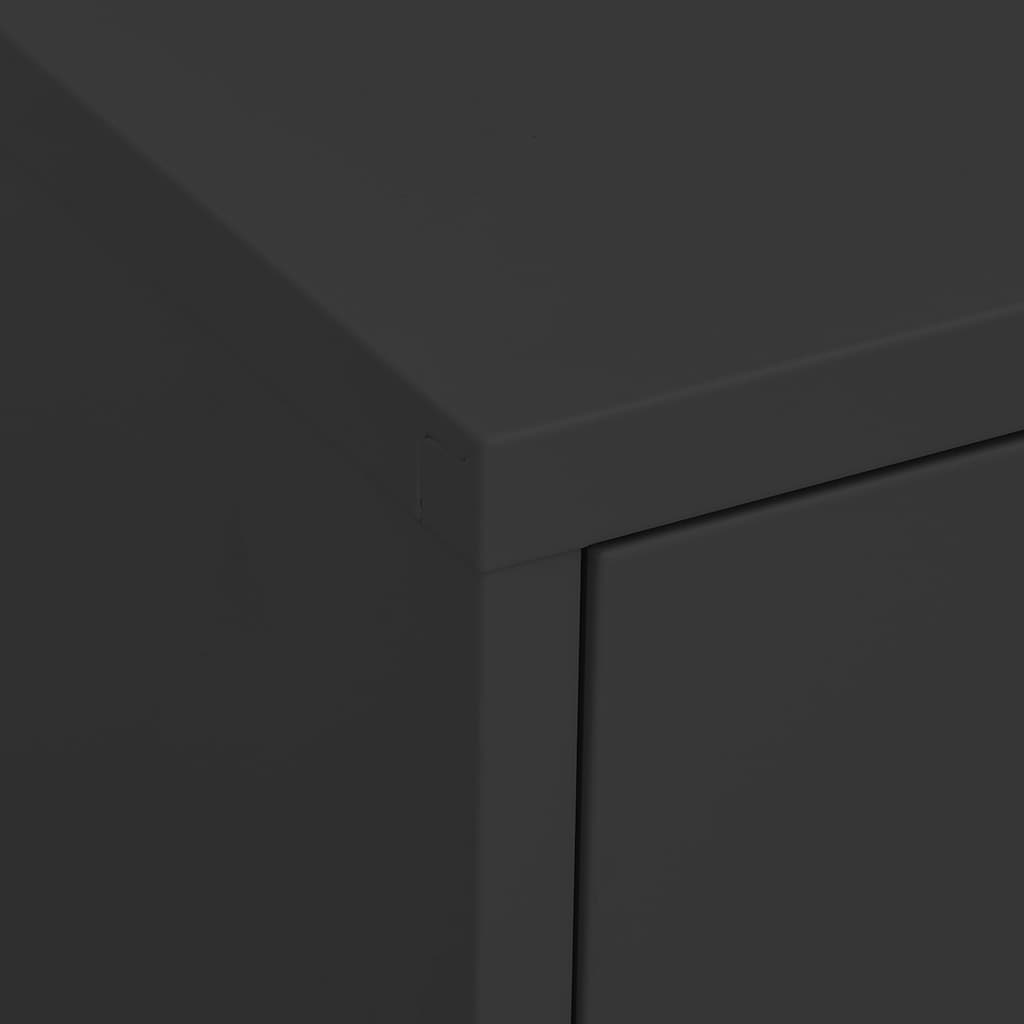 Storage Cabinet Anthracite 80x35x101.5 cm Steel