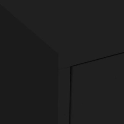 Storage Cabinet Black 80x35x101.5 cm Steel