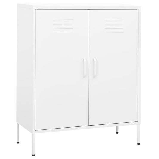 Storage Cabinet | White | Steel | Medium | Storage Cabinet | Rectangular