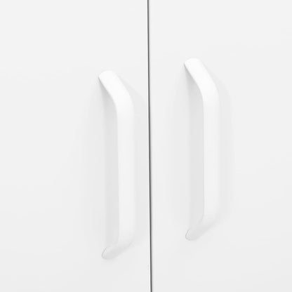Storage Cabinet White 80x35x101.5 cm Steel