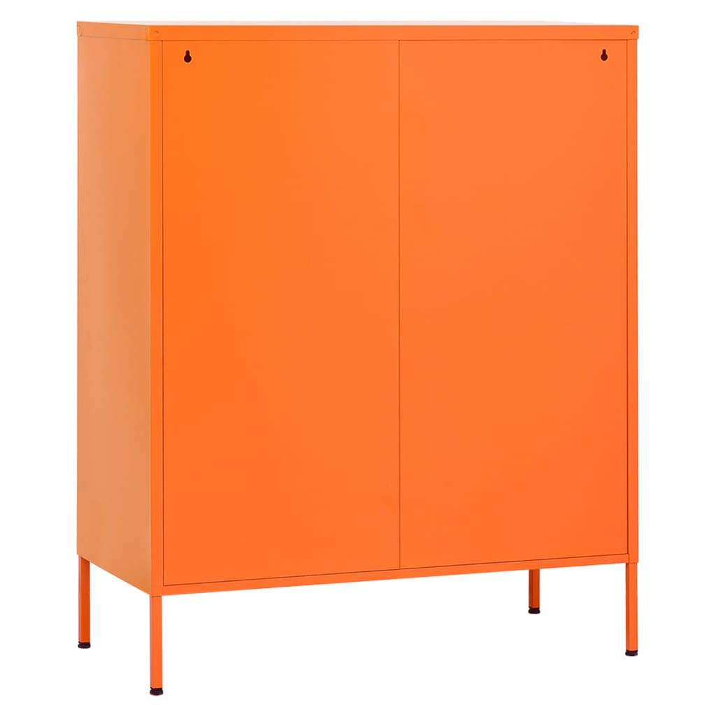 Storage Cabinet | Orange | Steel | Medium | Storage Cabinet | Rectangular
