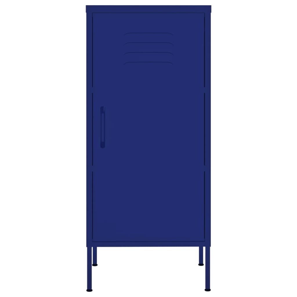 Storage Cabinet Navy Blue 42.5x35x101.5 cm Steel