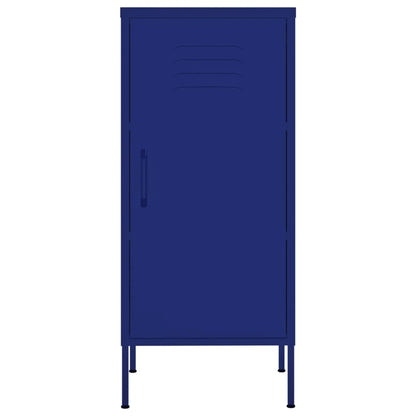Storage Cabinet Navy Blue 42.5x35x101.5 cm Steel
