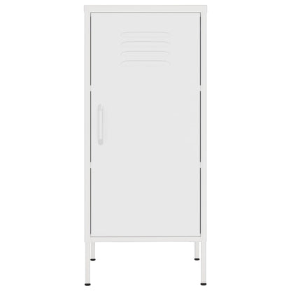 Storage Cabinet White 42.5x35x101.5 cm Steel