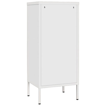 Storage Cabinet White 42.5x35x101.5 cm Steel