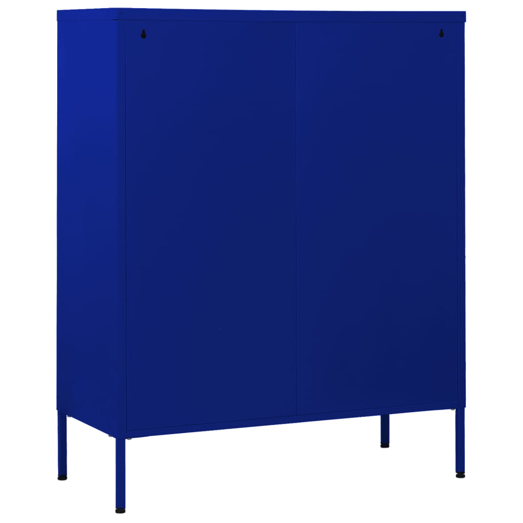 Chest Of Drawer | Navy Blue | Steel | Medium | Levelers