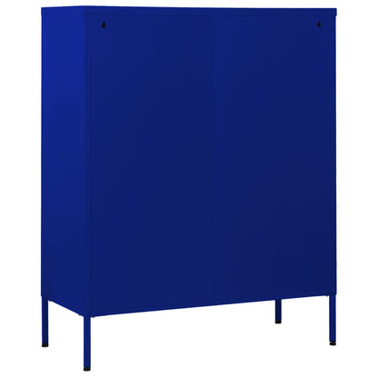 Chest Of Drawer | Navy Blue | Steel | Medium | Levelers