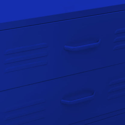Chest Of Drawer | Navy Blue | Steel | Medium | Levelers