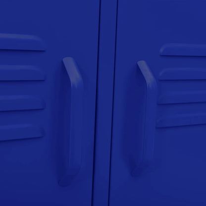 TV Cabinet Navy Blue 105x35x50 cm Steel