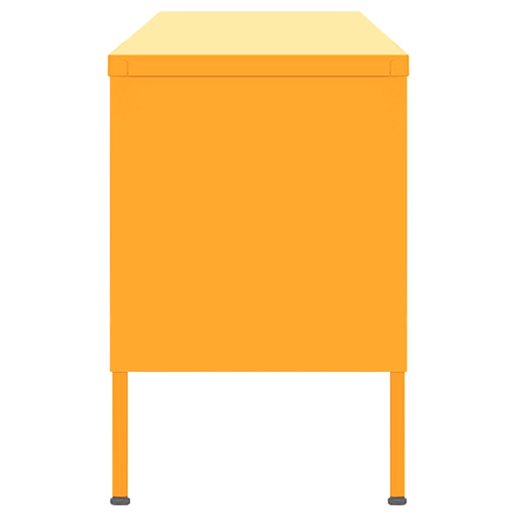 TV Cabinet Mustard Yellow 105x35x50 cm Steel