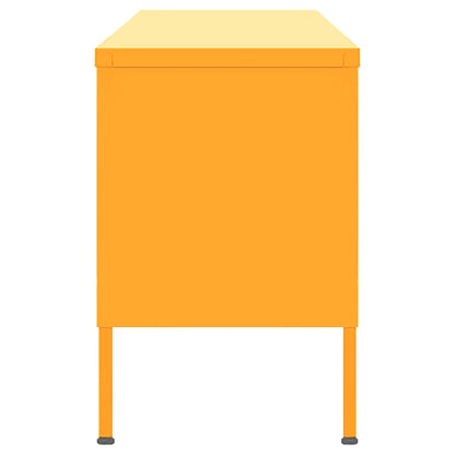 TV Cabinet Mustard Yellow 105x35x50 cm Steel