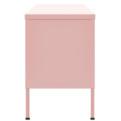 TV Cabinet Pink 105x35x50 cm Steel