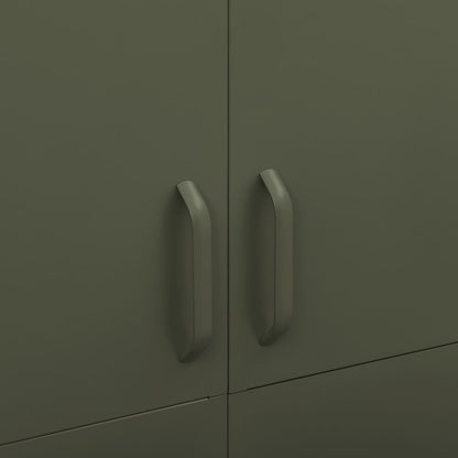 Wardrobe Olive Green 90x50x180 cm Steel