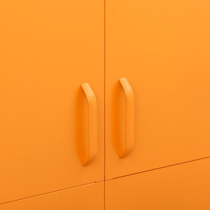 Wardrobe Mustard Yellow 90x50x180 cm Steel