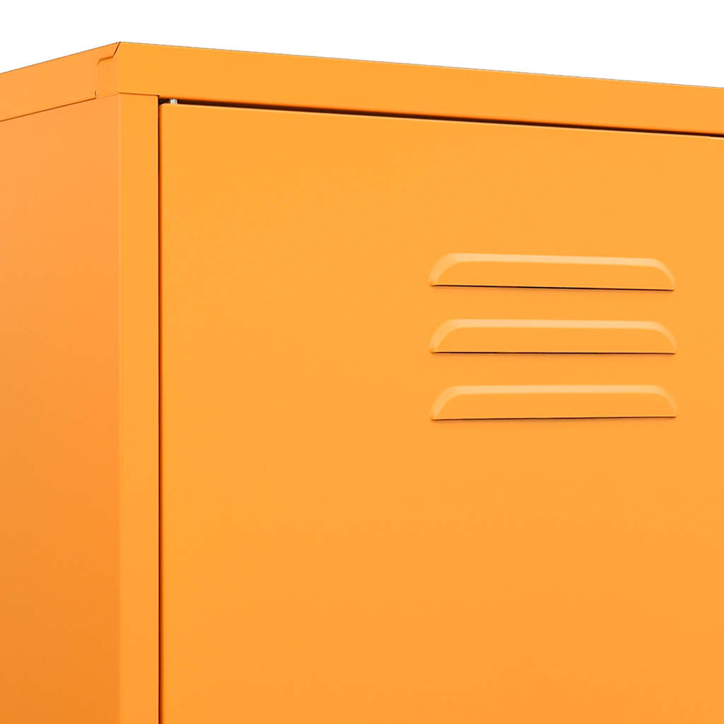 Wardrobe Mustard Yellow 90x50x180 cm Steel