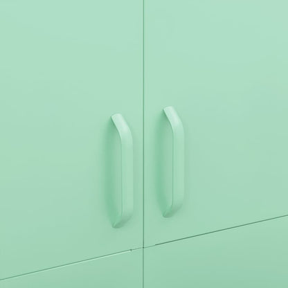 336248 vidaXL Wardrobe Mint 90x50x180 cm Steel