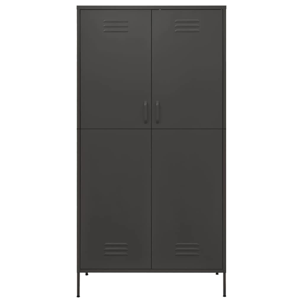 Wardrobe Anthracite 90x50x180 cm Steel