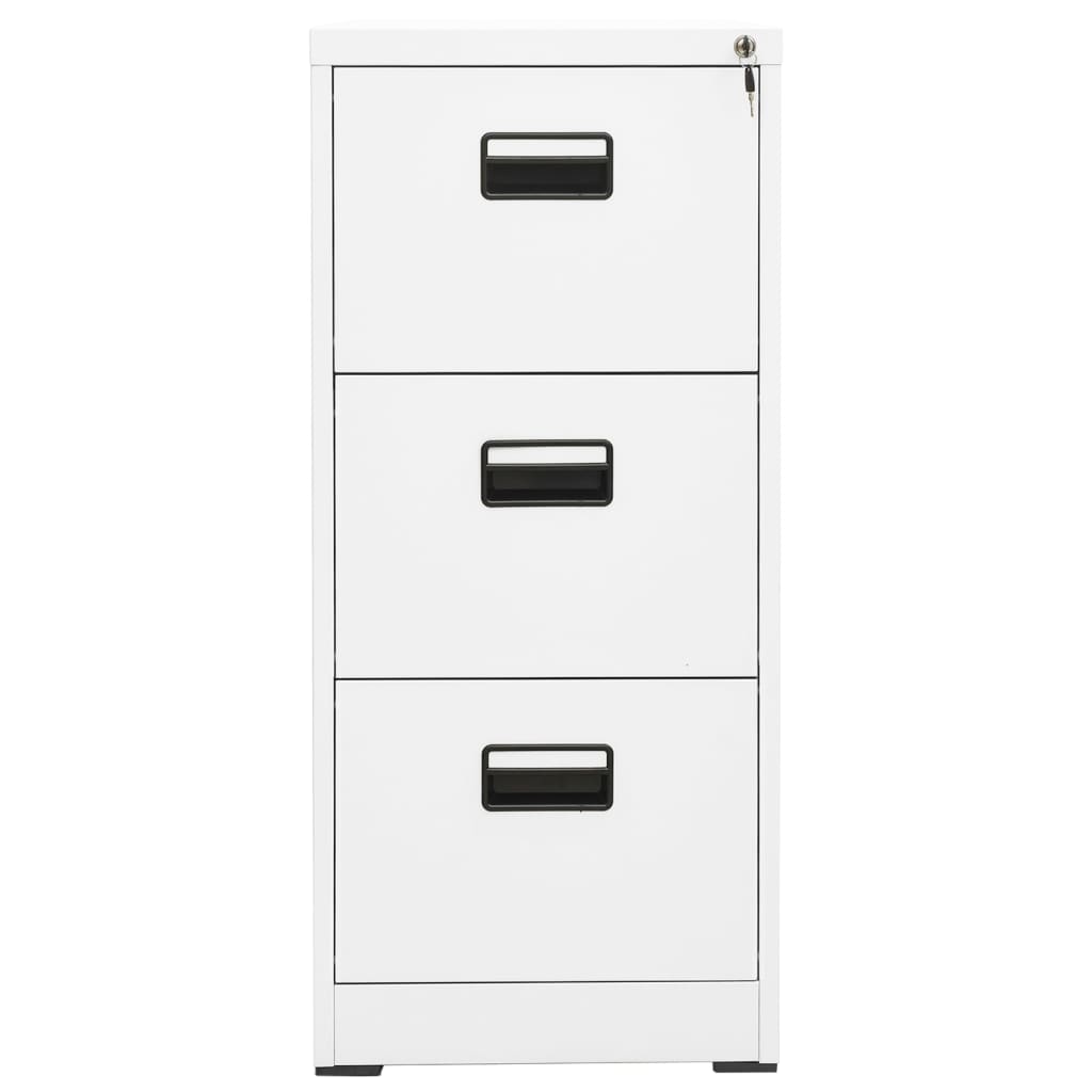 Filing Cabinet | White | Steel | Medium | Ball-Bearing | Filing Cabinet