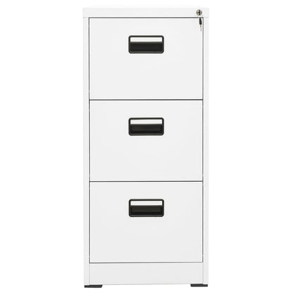 Filing Cabinet | White | Steel | Medium | Ball-Bearing | Filing Cabinet