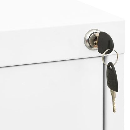 Filing Cabinet | White | Steel | Medium | Ball-Bearing | Filing Cabinet