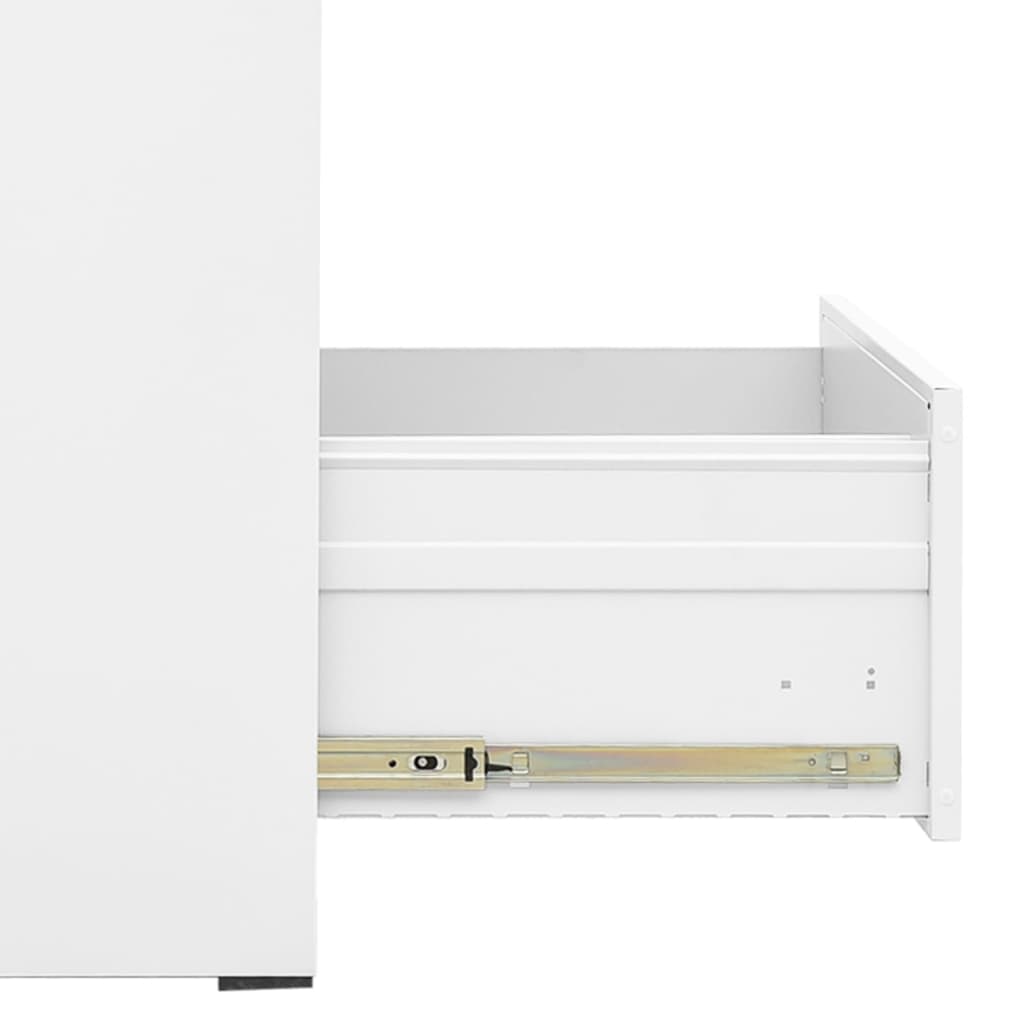 Filing Cabinet | White | Steel | Medium | Ball-Bearing | Filing Cabinet