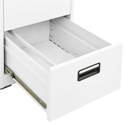 Filing Cabinet | White | Steel | Medium | Ball-Bearing | Filing Cabinet