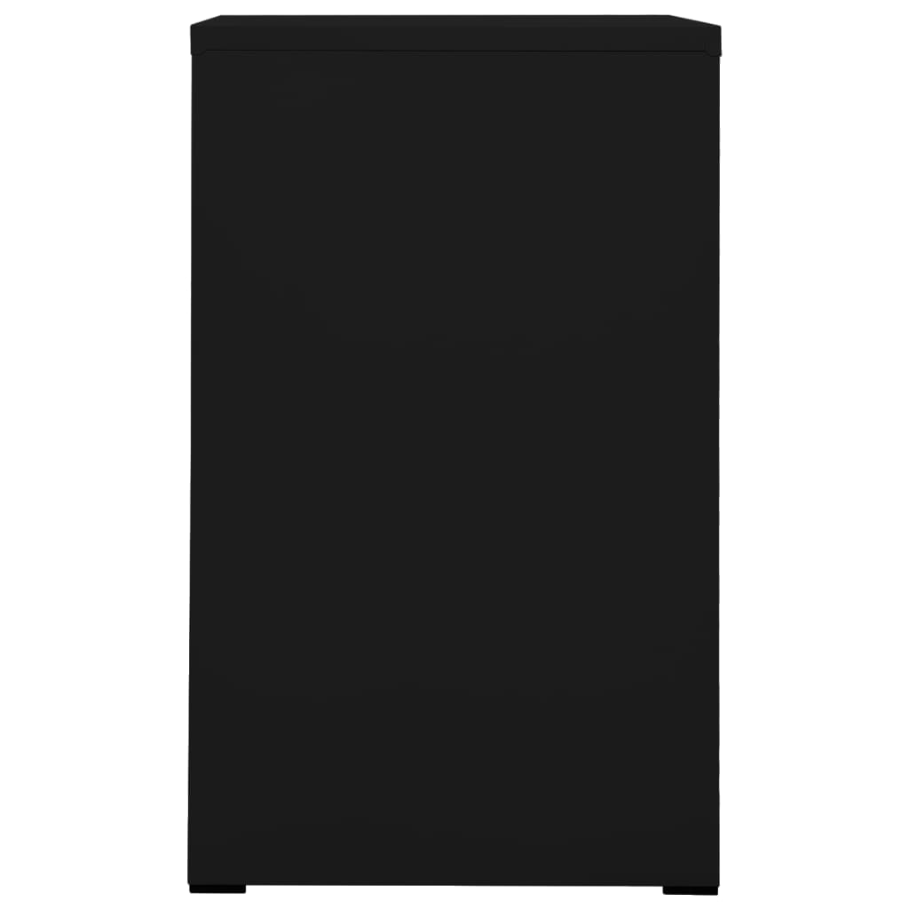 Filing Cabinet | Black | Steel | Medium | Filing Cabinet | Rectangular