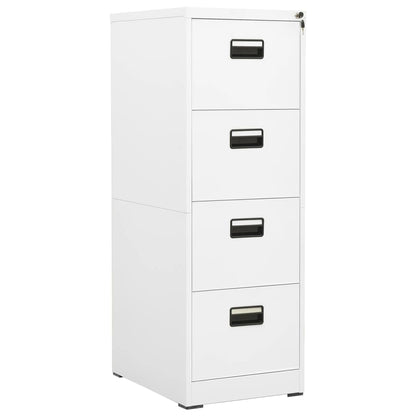 Filing Cabinet | White | Steel | Large | Filing Cabinet | Rectangular