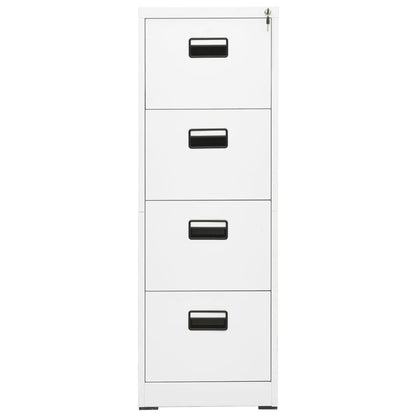 Filing Cabinet | White | Steel | Large | Filing Cabinet | Rectangular