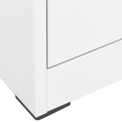 Filing Cabinet | White | Steel | Large | Filing Cabinet | Rectangular