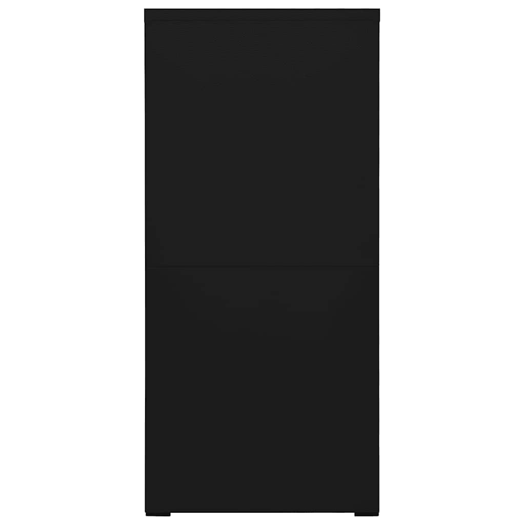 Filing Cabinet Black 46x62x133 cm Steel