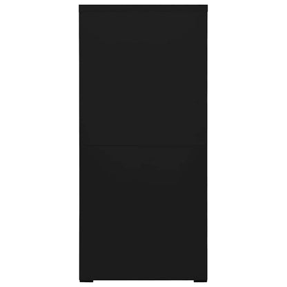 Filing Cabinet Black 46x62x133 cm Steel