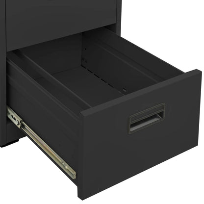 Filing Cabinet | Anthracite | Steel | Medium | Locks | Filing Cabinet