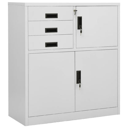 Office Cabinet | Light grey | Steel | Medium | Office Cabinets