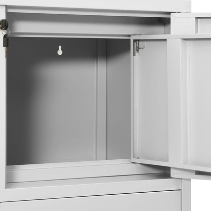 Office Cabinet | Light grey | Steel | Medium | Office Cabinets