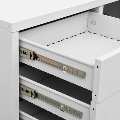Office Cabinet | Light grey | Steel | Medium | Office Cabinets