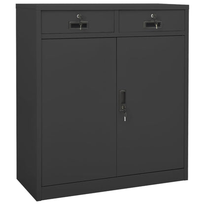 Office Cabinet | Anthracite | Steel | Medium | Locks | Office Cabinet