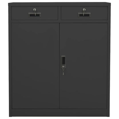 Office Cabinet | Anthracite | Steel | Medium | Locks | Office Cabinet