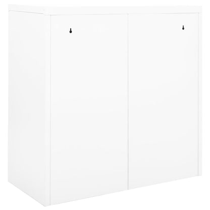 Sliding Door Cabinet | White | Steel | Medium | Sliding Door Cabinet