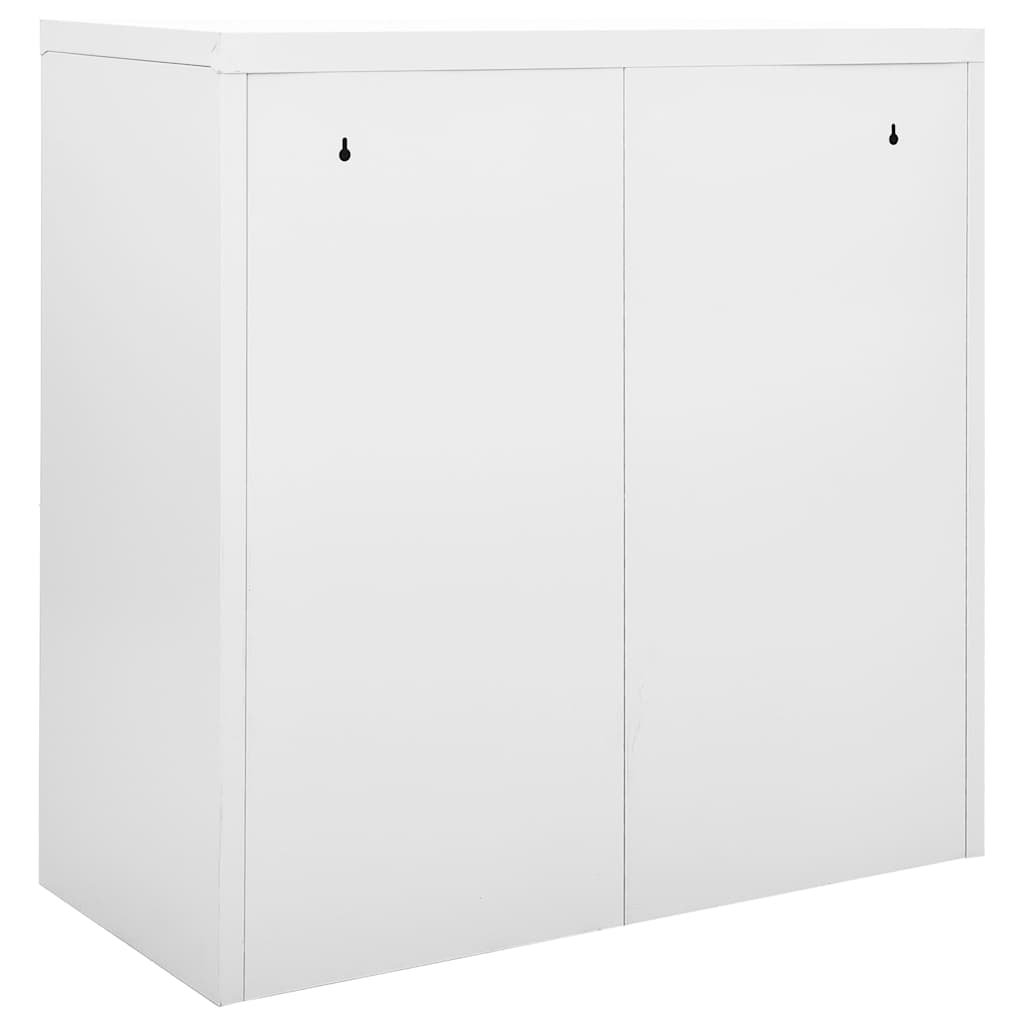 Grey Sliding Door Cabinet | Steel | Medium