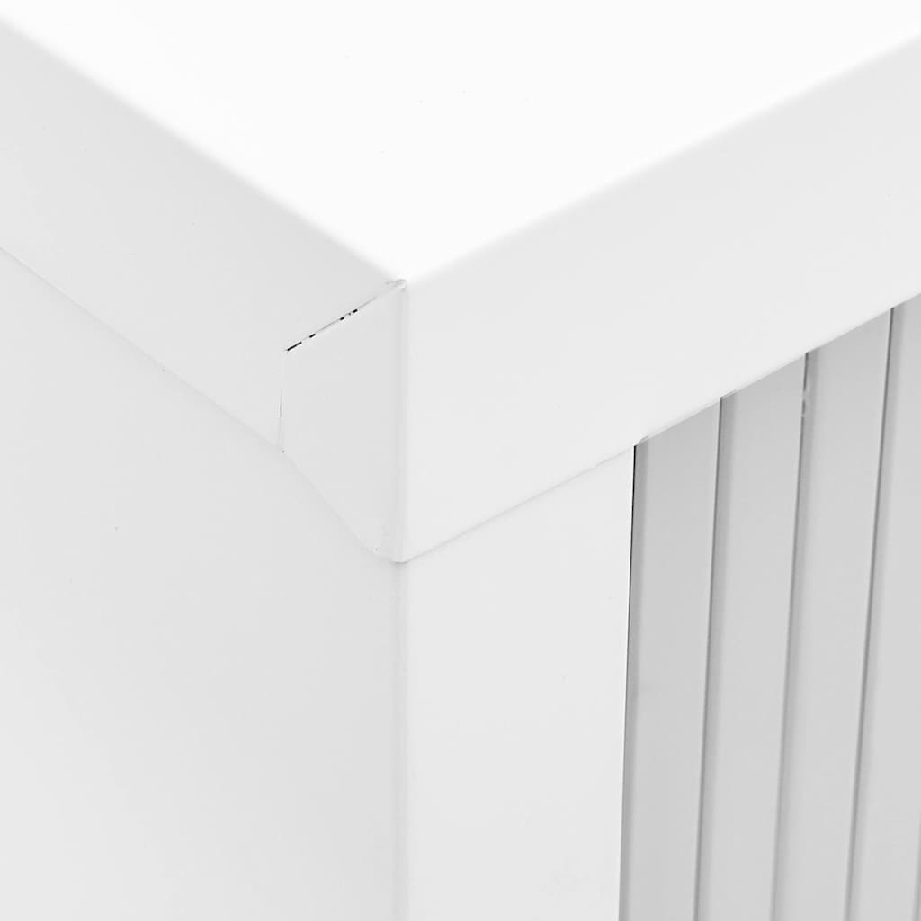 Grey Sliding Door Cabinet | Steel | Medium