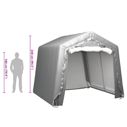 Storage Tent 240x240 cm Steel Grey
