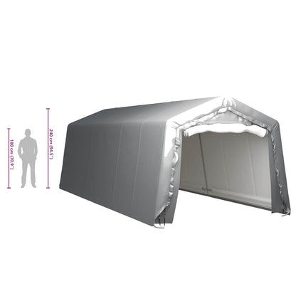 Storage Tent 300x750 cm Steel Grey