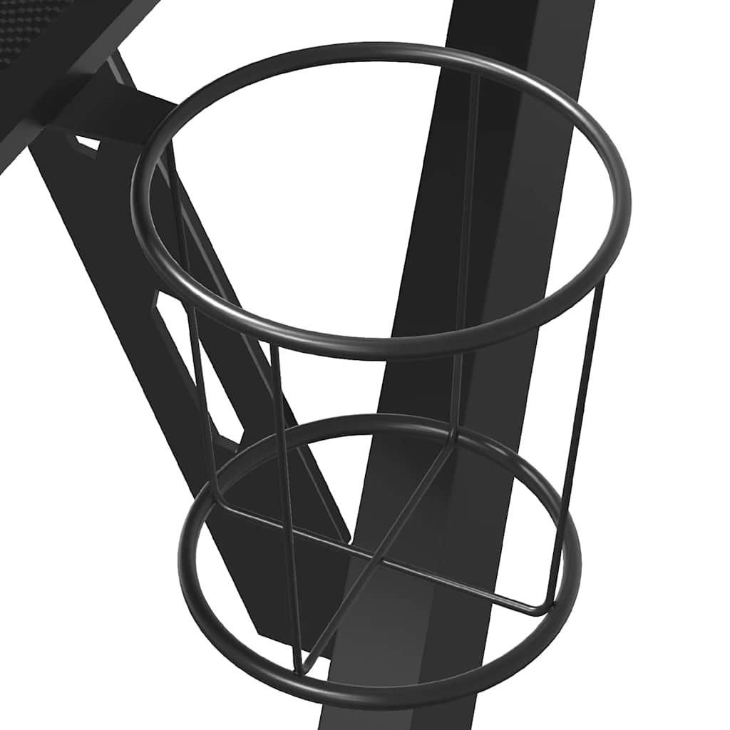 Gaming Desk with Y Shape Legs Black 110x60x75 cm