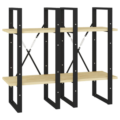 4-Tier Book Cabinet 40x30x140 cm Solid Pine Wood