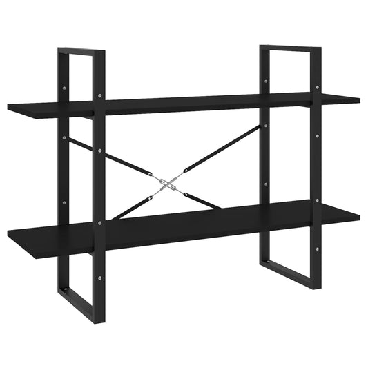 Book Cabinet | Black | Engineered wood | 100 x 30 x 70 cm | Book Cabinet