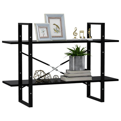 Book Cabinet | Black | Engineered wood | 100 x 30 x 70 cm | Book Cabinet
